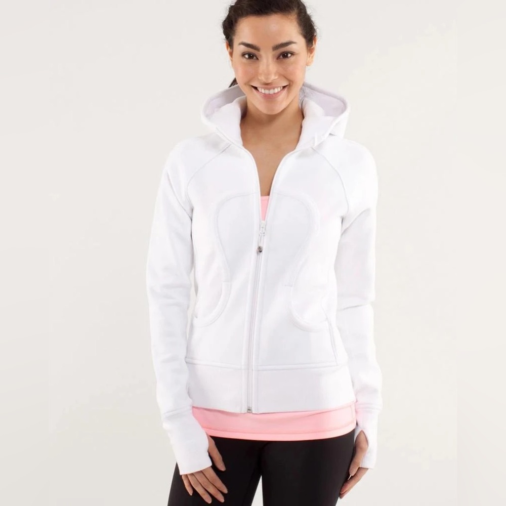 Lululemon Scuba Hoodie White 6